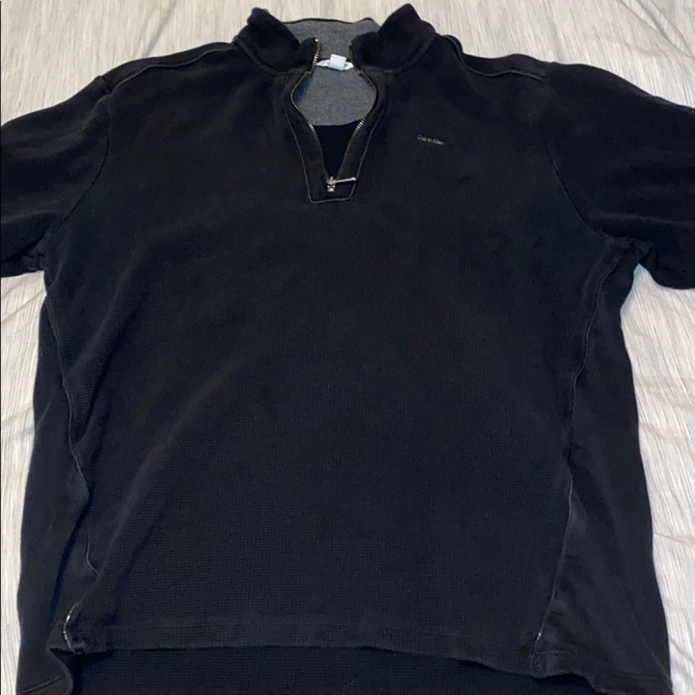Calvin Klein quarter zip up sweatshirt